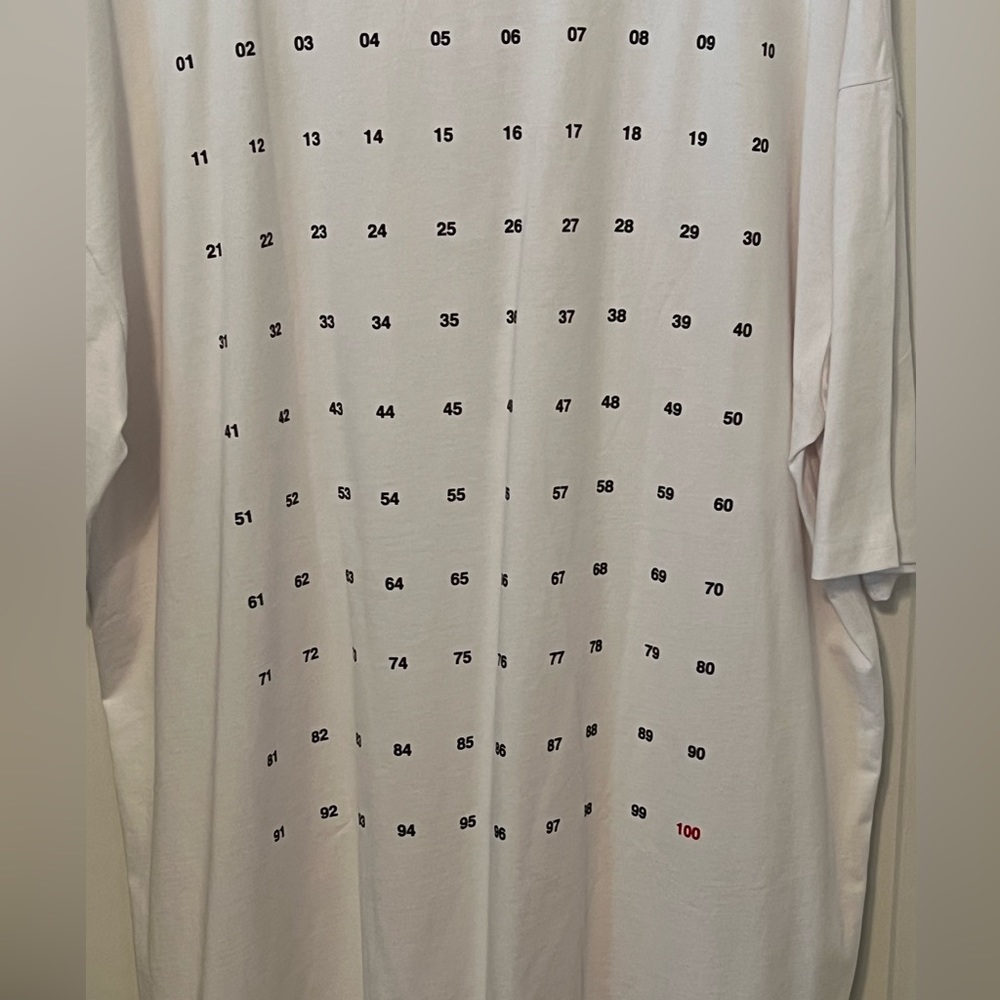 100 Thieves Numbers T-Shirt - Picture 2 of 6